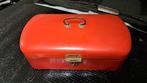 Emaille broodtrommel rood, vintage, brocante, Ophalen of Verzenden