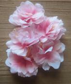 BLOEM KOP PIOENROOSJES - KUNST - ZALM - ROZE