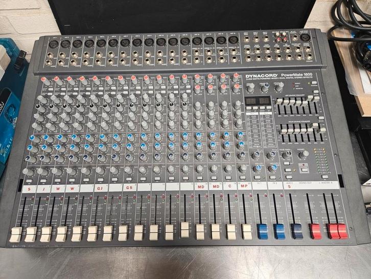 Dynacord Powermate 1600 actief mengpaneel, Muziek en Instrumenten, Mengpanelen, Zo goed als nieuw, 20 kanalen of meer, Ophalen