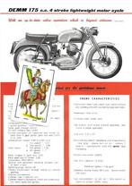 Demm 175 cc 4 takt folder leaflet (DM175), Ophalen of Verzenden, Overige merken