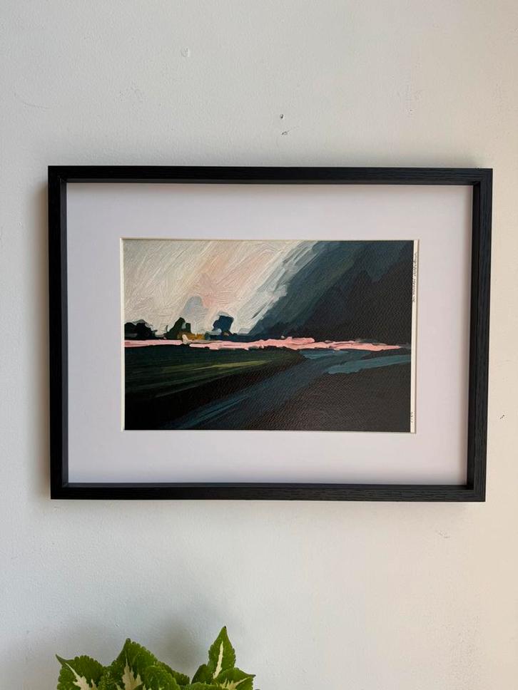 Kunst art abstract schilderij modern design mid century, Antiek en Kunst, Kunst | Schilderijen | Abstract, Ophalen of Verzenden