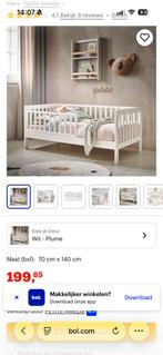 Peuterbed Petite Amelie + matras - Zeer goede staat!, Kinderen en Baby's, Kinderkamer | Bedden, Ophalen, 70 tot 85 cm, Zo goed als nieuw