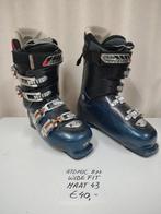 Atomic Widefit B7.2 skischoenen Maat 43 donkerblauw metallic, 160 tot 180 cm, Gebruikt, Schoenen, Ophalen of Verzenden