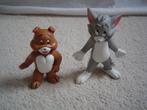 Tom en Spike poppetjes MGM Schleich, (Tom en Jerry serie), Gebruikt, Ophalen of Verzenden