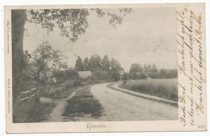 Hummelo, Verzamelen, Ansichtkaarten | Nederland, Gelopen, Gelderland, Voor 1920, Verzenden