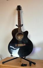 Zwarte Motion TEA-105BK elektrisch-akoestische westerngitaar, Muziek en Instrumenten, Ophalen, Gebruikt, Western- of Steelstringgitaar