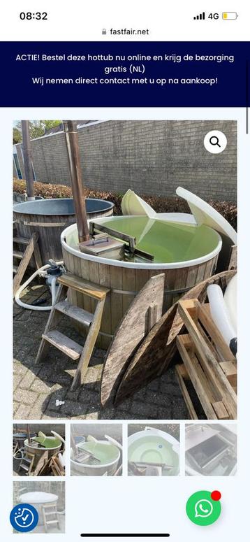 Tweedehandse hottub intern kachel €2150-€2350 / bezorging  beschikbaar voor biedingen