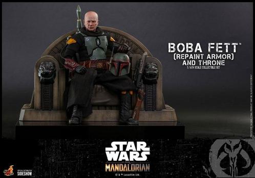 Hot Toys The Mandalorian Boba Fett and Throne TMS056, Verzamelen, Star Wars, Nieuw, Actiefiguurtje, Ophalen of Verzenden