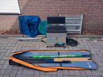 Te koop deze vis uitrusting zeer compleet, Watersport en Boten, Hengelsport | Witvissen, Ophalen, Vaste hengel