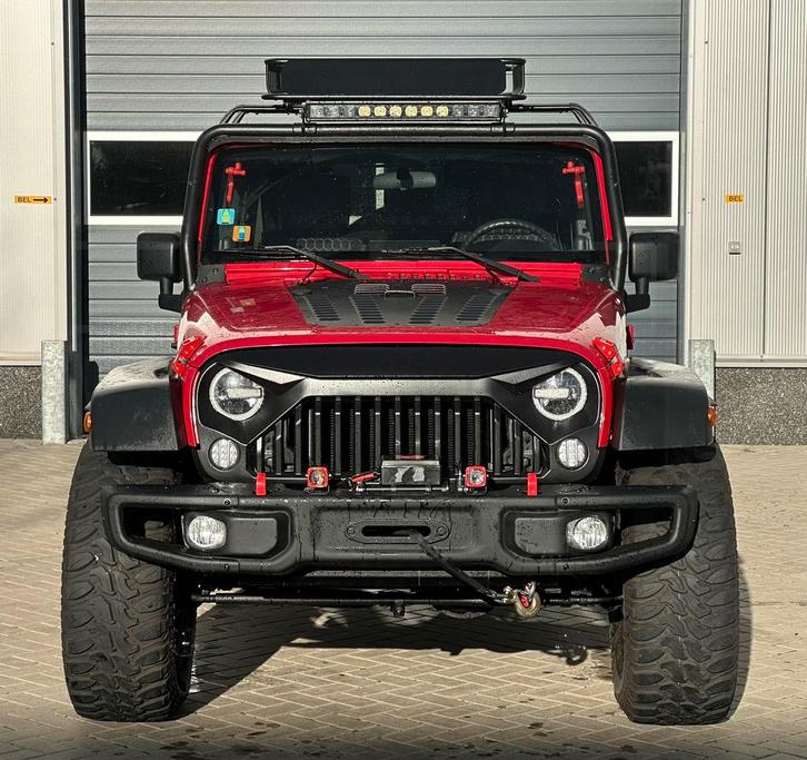 JEEP WRANGLER JK 3.8 V6 EXTREME RED HARD/SOFFTOP YOUNGTIMER, Auto's, Jeep, Bedrijf, Wrangler, 4x4, ABS, Achteruitrijcamera, Airbags