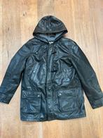 Schott NYC. Leren Houtje-Touwtje & Hoodie Unisex Zwart XXL, Kleding | Heren, Jassen | Winter, Schott, Zwart, Overige maten, Ophalen of Verzenden
