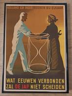NEDERLANDS INDIE Knil Holland en Indie propaganda Poster in, Ophalen of Verzenden, Nederland, Foto of Poster