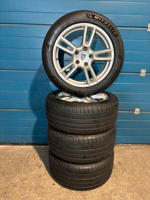 Originele Porsche Panamera 19 inch breedset met Zomerbanden, Auto-onderdelen, Banden en Velgen, Banden en Velgen, Zomerbanden
