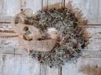 Stoere natuurlijke krans kerstkrans tillandsia rozenbottel, Huis en Inrichting, N, N, Ophalen of Verzenden, Zo goed als nieuw