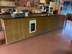 Houten horeca toonbank, Ophalen, Zo goed als nieuw