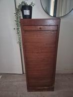 Houten roldeurkast archief kast, Ophalen