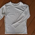 T- shirt lange mouw wit maat 116/122, Ophalen of Verzenden, Zo goed als nieuw, Jongen, Shirt of Longsleeve