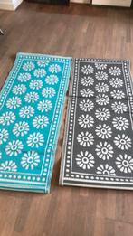 2 kunstofmatten voor in de tent outdoor vloerkleed, Caravans en Kamperen, Ophalen of Verzenden, Zo goed als nieuw