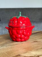 Le Creuset Framboos Mini Cocotte - Nieuw in doos, Nieuw, Overige materialen, Ophalen of Verzenden