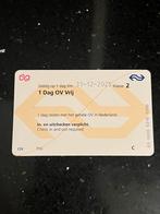 Ov dagkaart, Tickets en Kaartjes, Trein, Bus en Vliegtuig, Eén persoon, Bus, Metro of Tram, Algemeen kaartje