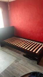 Malm bed 90x200 zwart, Ophalen, Gebruikt, 90 cm, Eenpersoons