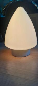 Vintage kegel plafondlamp plafonniere art deco glas, Huis en Inrichting, Lampen | Plafondlampen, Ophalen of Verzenden, Glas