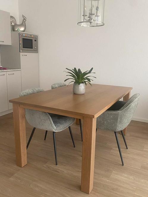 Eettafel eiken van BKS (ook dressoir en salontafel bb), Huis en Inrichting, Tafels | Eettafels, Zo goed als nieuw, 50 tot 100 cm