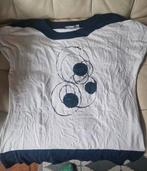 Wit met blauw patroon Setter shirt maat 42, Wit, Maat 42/44 (L), Ophalen of Verzenden, Zo goed als nieuw