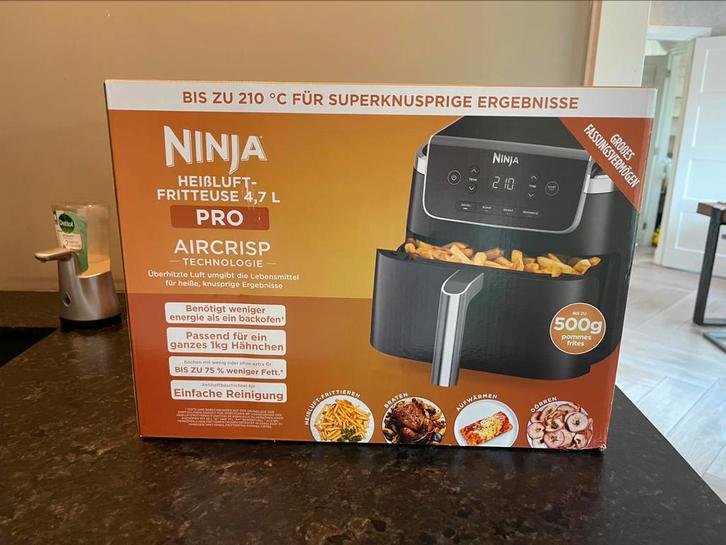 Ninja airfryer AF140EU, Witgoed en Apparatuur, Frituurpannen, Nieuw, 4 liter of meer, Ophalen