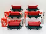 FLM: 5500 set van 6 kiepwagons ROOD voor H0-spoor, Ophalen, Gebruikt, Gelijkstroom, Fleischmann