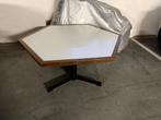 Vintage zeshoekige tafel - jaren 70 design, Ophalen, Gebruikt, 100 tot 150 cm, Tafelblad