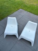 Ikea kinderstoelen tuinstoel bunso wit, Tuin en Terras, Ophalen, Gebruikt, Kunststof