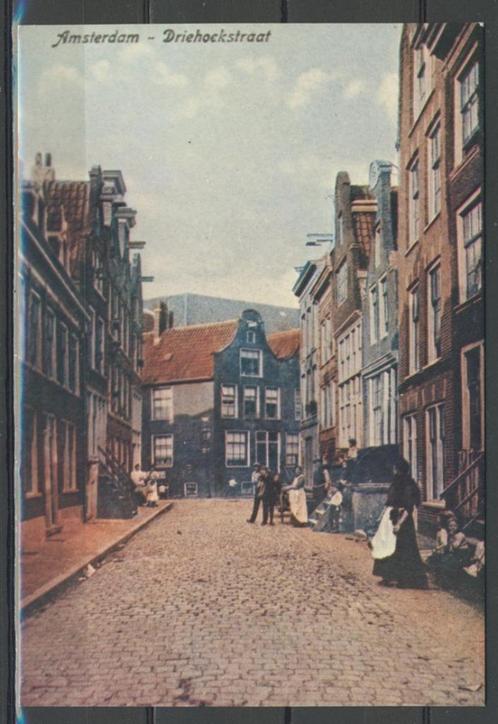 Amsterdam Driejoekstraat Ansichtkaart j-19 jdu  700 jaar Ams, Verzamelen, Ansichtkaarten | Nederland, Ongelopen, Noord-Holland