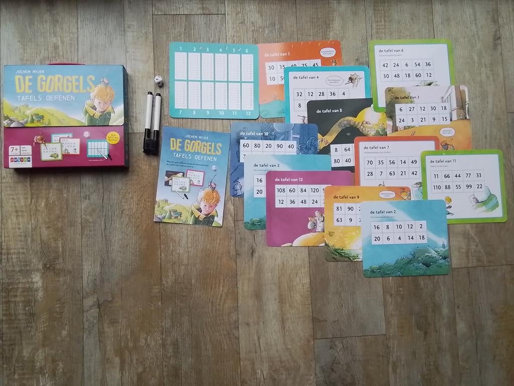 De Gorgels Tafels Oefenen - Educatief spel, Ophalen, Nieuw