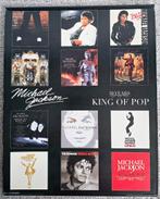 Michael Jackson King of the Pop poster/wandbord 40 x 50 cm, Ophalen, Gebruikt, Deurposter of groter, Rechthoekig Staand