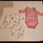 Prematuur baby rompertjes met lange mouw maat 42, Kinderen en Baby's, Babykleding | Prematuur, Ophalen of Verzenden, Zo goed als nieuw