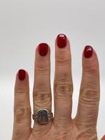 A7 Prachtige zilveren zegelring initialen CD maat 17,75, Sieraden, Tassen en Uiterlijk, Antieke sieraden, Ophalen of Verzenden