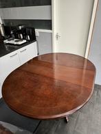 Massief houten eettafel (uitschuifbaar), Huis en Inrichting, Tafels | Eettafels, Ophalen, Gebruikt, 100 tot 150 cm, Eikenhout