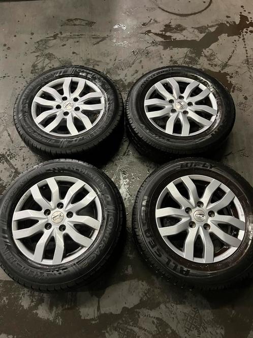 Volkswagen Transporter wielenset zomer. 5X120 lichtmetaal, Auto-onderdelen, Banden en Velgen, Band(en), Zomerbanden, 16 inch, 215 mm