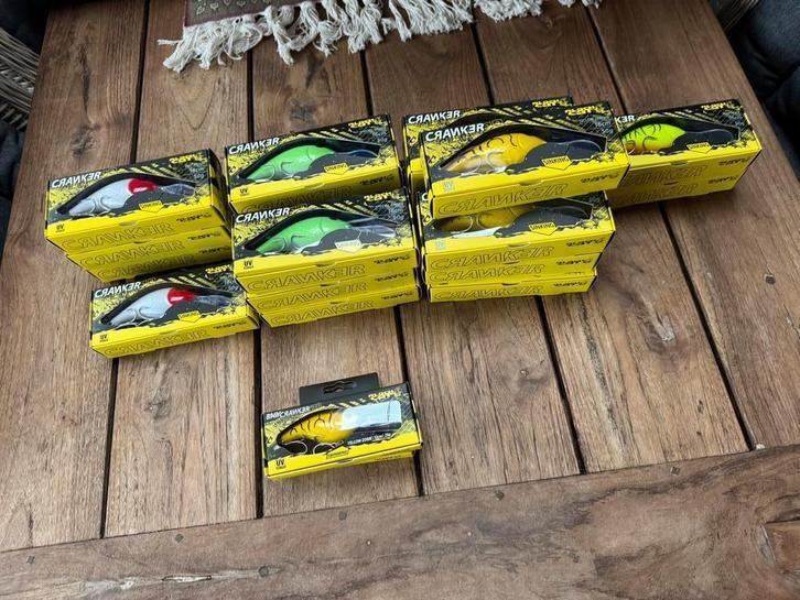 nieuwe black cat  cranker pluggen ! 16 cm en 50 gr sinking, Watersport en Boten, Hengelsport | Roofvissen, Nieuw, Haak, Ophalen of Verzenden