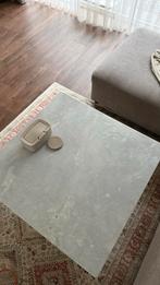 Marmer Salontafel - 90x90 cm, Huis en Inrichting, Tafels | Salontafels, Ophalen, Vierkant, 50 tot 100 cm, Zo goed als nieuw