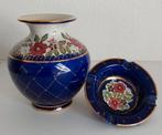 Flora Gouda Holland Vaas & Asbak Set, Ophalen of Verzenden