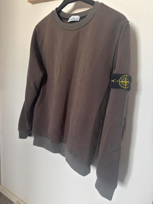 Stone Island Sweater Donkergrijs Maat M, Kleding | Heren, Truien en Vesten, Zo goed als nieuw, Maat 48/50 (M), Grijs, Ophalen