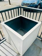 Plantenbak mooi wit, Tuin en Terras, Bloembakken en Plantenbakken, Kunststof, Minder dan 60 cm, Vierkant, Ophalen of Verzenden