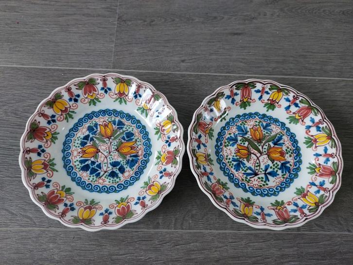 2 Makkum Tichelaar Wandborden Nr. 1021 - Perfecte Staat, Antiek en Kunst, Antiek | Wandborden en Tegels, Ophalen of Verzenden
