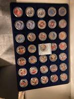 55 x 2 Euro Munten - Gekleurd Emaille, Ophalen of Verzenden, Nederland en Buitenland, Munten