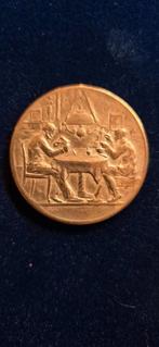 Bronzen legpenning nijmegen huisvlijt 1924 g.krijnen, Ophalen of Verzenden, Brons, Nederland