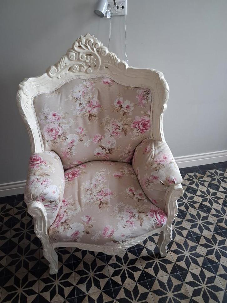 Barok Stoel te Koop, Huis en Inrichting, Fauteuils, Zo goed als nieuw, Stof, 75 tot 100 cm, Minder dan 75 cm, Ophalen