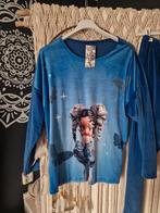 Leuke nieuwe set - Maat tot 46, Kleding | Dames, Grote Maten, Ophalen of Verzenden, Nieuw, Blauw