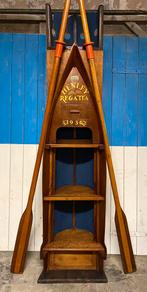 Originele Bootkast, Kanokast, Kast. Met antieke peddels!, Antiek en Kunst, Ophalen